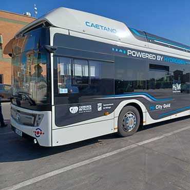 Carburos Metálicos hydrogen city bus demonstration in Malaga
