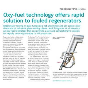 Oxy-fuel Technology Offers Rapid Solution to Fouled Regenerators article screenshot