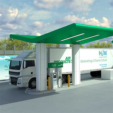 Hydrogen fueling truck
