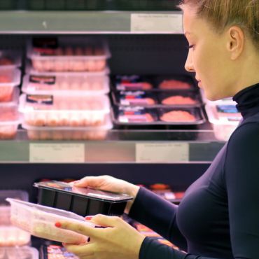 Woman Shopping Retail Food